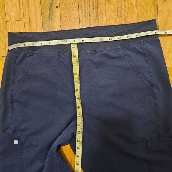 FIGS Axim Cargo Scrub Pants Women's Technical Collection Blue Large - Picture 4 of 9